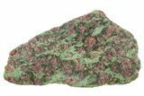 Pyrope, Forsterite, Diopside & Omphacite Slice - Norway #265170-1